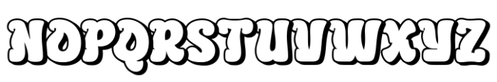 Bekuri Shadow Font UPPERCASE