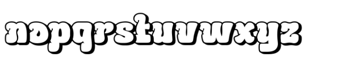 Bekuri Shadow Font LOWERCASE