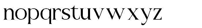 Bela Serfane Font LOWERCASE