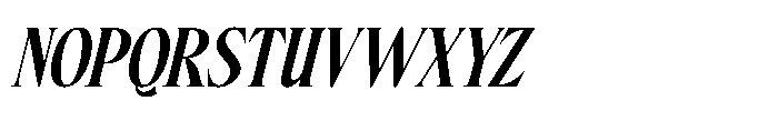 Belagu Italic Italic Font UPPERCASE