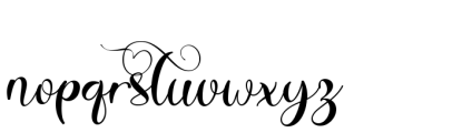 Belanie Lovely Font LOWERCASE