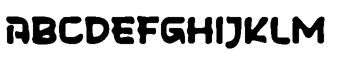 Belank Qicha Blury Font UPPERCASE