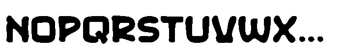 Belank Qicha Blury Font UPPERCASE