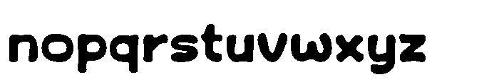 Belank Qicha Blury Font LOWERCASE