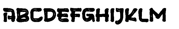 Belank Qicha Brush Font UPPERCASE