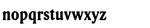 Belarin Bold Font LOWERCASE