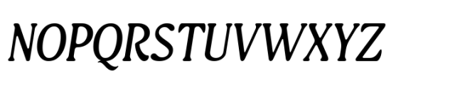 Belarin Italic Font UPPERCASE