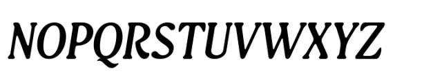 Belarin Medium Italic Font UPPERCASE