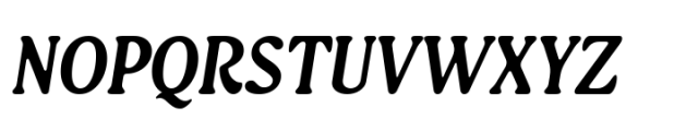 Belarin Semi Bold Italic Font UPPERCASE