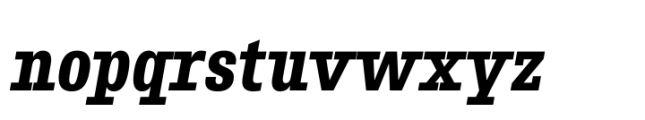 Belarius Poster Narrow Bold Oblique Font LOWERCASE