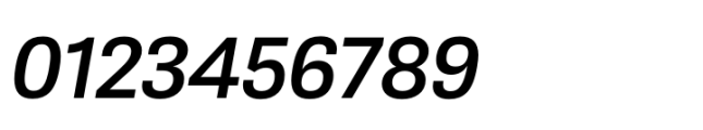 Belarius Sans Wide Semibold Oblique Font OTHER CHARS
