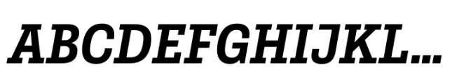 Belarius Serif Bold Oblique Font UPPERCASE