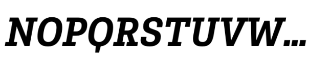 Belarius Serif Bold Oblique Font UPPERCASE