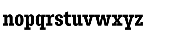 Belarius Serif Narrow Bold Font LOWERCASE