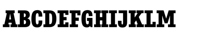 Belarius Serif Narrow Extrabold Font UPPERCASE