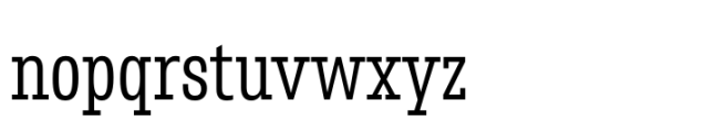 Belarius Serif Narrow Light Font LOWERCASE
