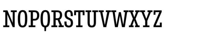 Belarius Serif Narrow Regular Font UPPERCASE