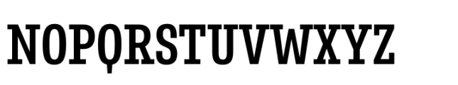 Belarius Serif Narrow Semibold Font UPPERCASE