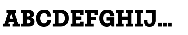 Belarius Serif Wide Extrabold Font UPPERCASE
