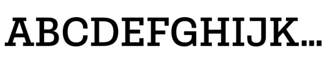Belarius Serif Wide Semibold Font UPPERCASE