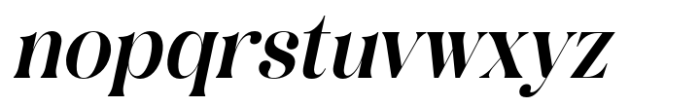Belarmina Italic Font LOWERCASE