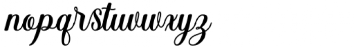 Belarya Script Regular Font LOWERCASE