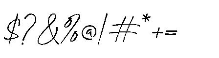Belathine Signature Font OTHER CHARS