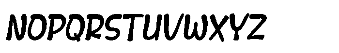 Belayo Slant Font UPPERCASE