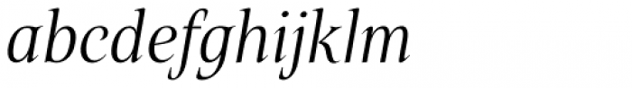 Belda Cond Light Italic Font LOWERCASE