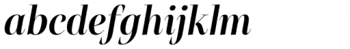 Belda Didone Condensed Bold Italic Font LOWERCASE