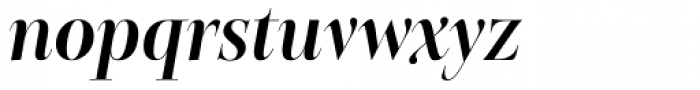 Belda Didone Condensed Bold Italic Font LOWERCASE
