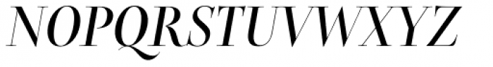 Belda Didone Condensed Medium Italic Font UPPERCASE