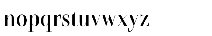 Belda Didone Condensed Medium Font LOWERCASE