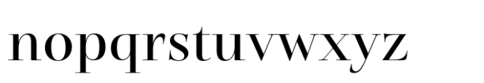 Belda Didone Extended Medium Font LOWERCASE