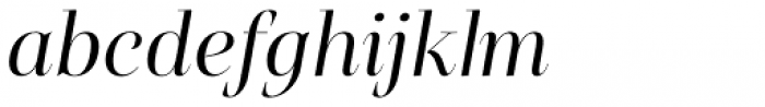 Belda Didone Extended Regular Italic Font LOWERCASE