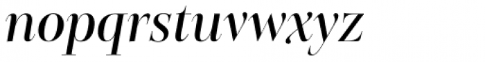 Belda Didone Norm Medium Italic Font LOWERCASE