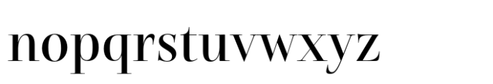Belda Didone Norm Medium Font LOWERCASE
