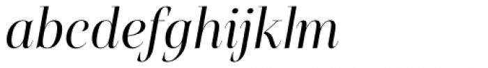Belda Didone Norm Regular Italic Font LOWERCASE