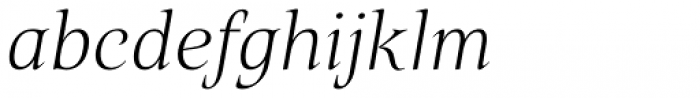 Belda Ext Thin Italic Font LOWERCASE