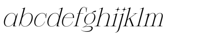 Beldaron Italic Font LOWERCASE