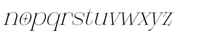 Beldaron Italic Font LOWERCASE