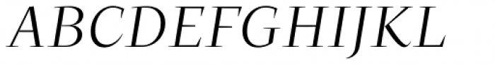 Beletria Large Light Italic Font UPPERCASE