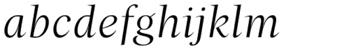 Beletria Large Light Italic Font LOWERCASE