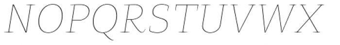 Beletria Large Thin Italic Font UPPERCASE