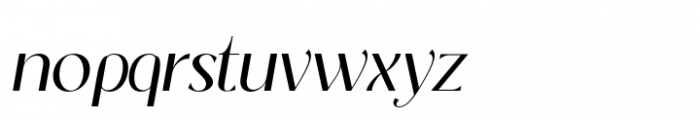 Belgato Medium Italic Font LOWERCASE