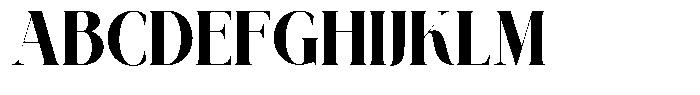 Belgina Font UPPERCASE