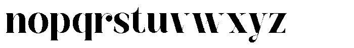 Belgina Font LOWERCASE