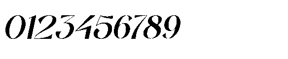 Beli Oblique Font OTHER CHARS
