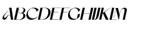 Beli Oblique Font UPPERCASE