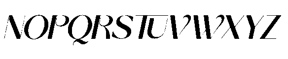 Beli Oblique Font UPPERCASE